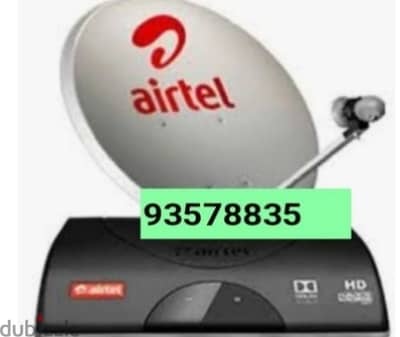 New Airtel DtH receiver With six months malayalam Tamil