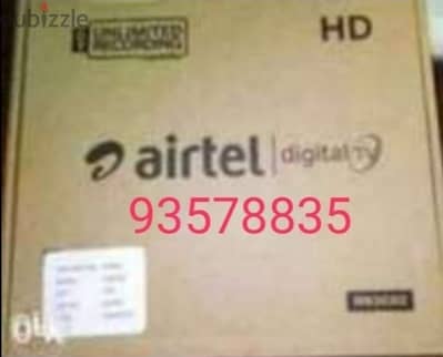 New Airtel Digital HD receiver With six months malayalam Tamil