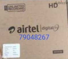 New Airtel Digital HD Receiver with 6months malyalam tamil 0