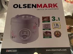 Rice cooker steamer 3 in 1 new never used