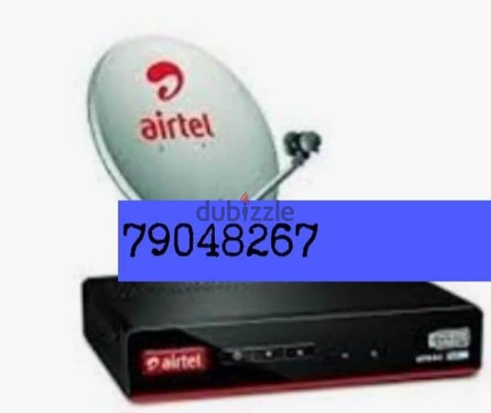 New Airtel Digital HD receiver With six months malayalam Tamil 0