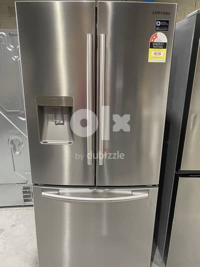 Samsung 583lt Non Plumbing French Door Fridge Freezer Water Ice Dispen