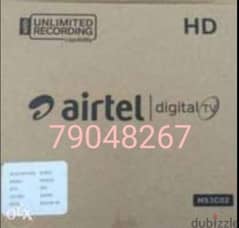 New Airtel Digital HD Receiver with 6months malyalam tamil 0