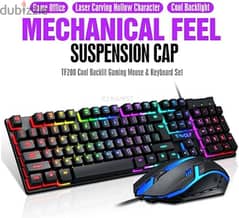 T-Wolf RGB Gaming keyboard & Mouse combo TF200 (BoxPacked)