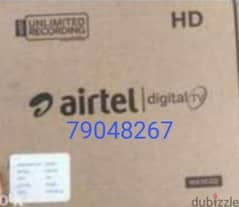 New Airtel Digital HD Receiver with 6months malyalam tamil telgu