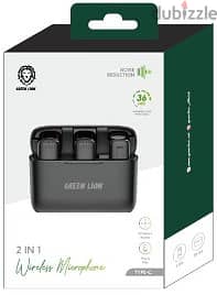 Green 2 in 1 wireless microphone type c (Brand-New-Stock!) 2