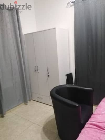 furnished single bed room flat available for family or working ladies