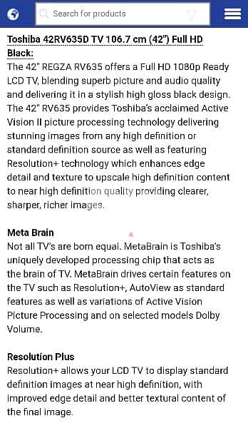 Toshiba Regza 42" LCD  Made in Indonesia 12