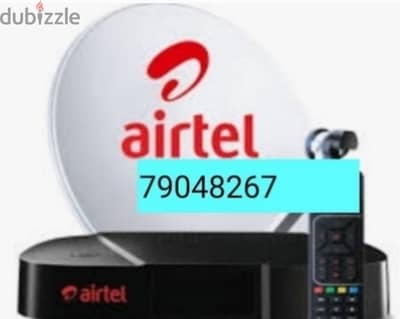 Airtel new Full HDD receiver with 6months south malyalam tamil