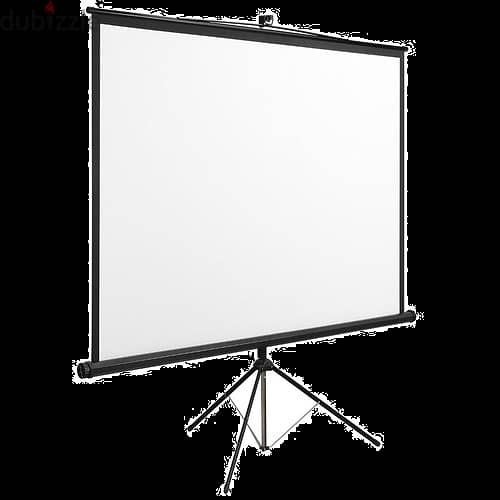 Projector Screen with Tripod 1.8x1.8 meter (New Stock!) 0