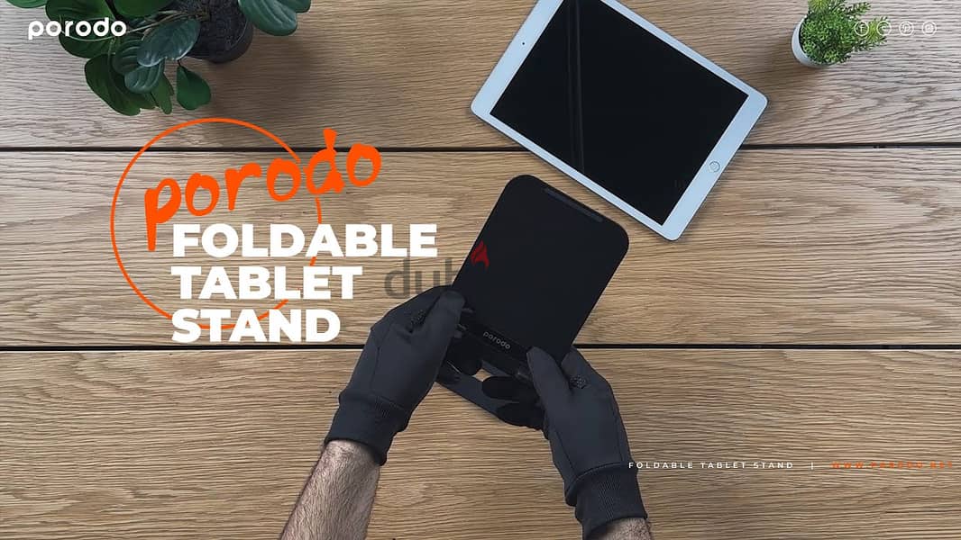 Porodo foldable tablet stand pd-csamstd-bk (Brand-New-Stock!) 3