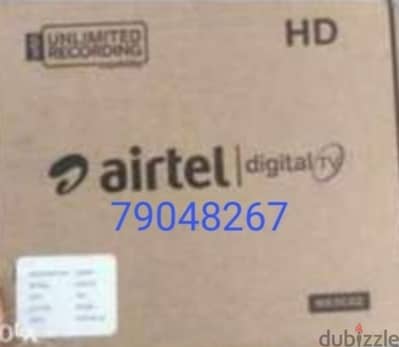 Airtel new Digital HD Receiver with 6months malyalam tamil