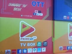 Android box new latest model with 1year subscription