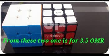 Moyu official rubix cubes.