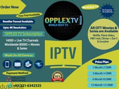 IP-TV 1 Days Free Test,13050 Tv Channels 89000 VOD