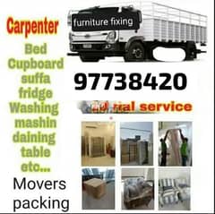 house shifting mover transport and Carpenters furniture fixing service