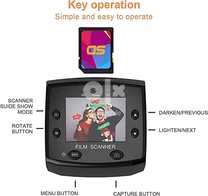 Digitnow Film scanner portable Digital Image Scanner (NewStock!) 1