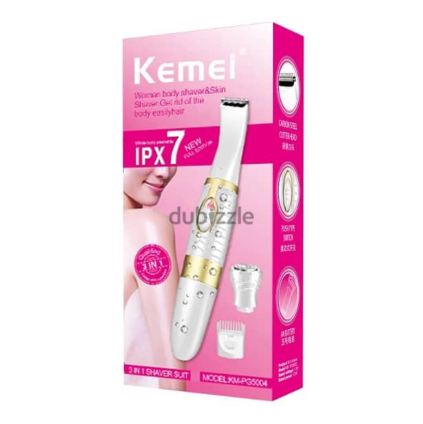 Kemei IPX7 women body shaver and skin shaver PG5004 (NewStock!) 2