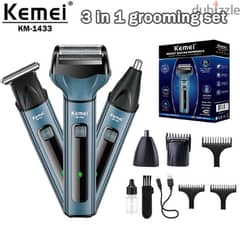 Kemei KM-1433 PERFECT Shaving Experience 3 in 1 Trimmer (NewStock!)