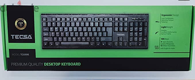 Tecsa desktop usb keyboard d11 (Brand-New-Stock!) 1