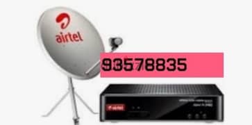 Full HDD Airtel set top box with 6months malyalam tamil telgu kannada 0