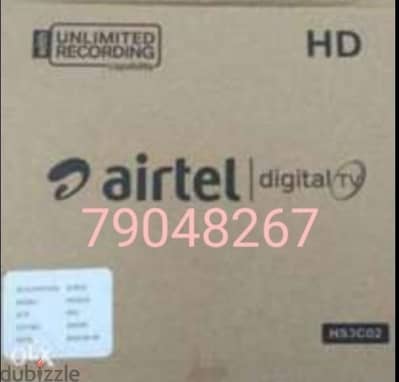 set box original new Airtel 6 month subscription available south