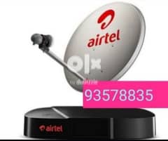 new Air tel hd receiver and recharge 0