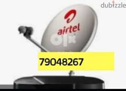 Air tel hd new receiver with six months malayalam tamil