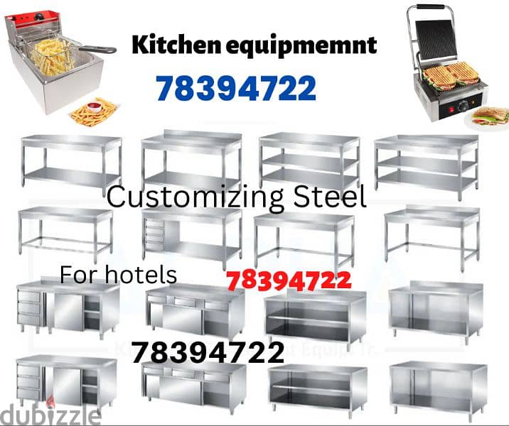 we are dealing with all kinds of Resturant and coffee shop equipments 0