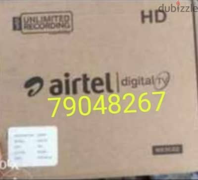 New Airtel Digital HD receiver With six months malayalam Tamil