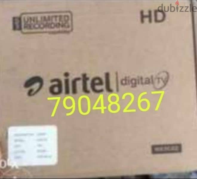 New Airtel Digital HD receiver With six months malayalam Tamil 0