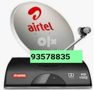 New Airtel Digital HD receiver With six months malayalam Tamil