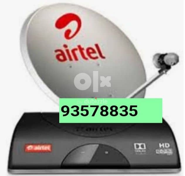 New Airtel Digital HD receiver With six months malayalam Tamil 0