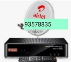 Full HDD Airtel set top box with 6months malyalam tamil telgu kannada 0