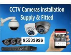 new CCTV cameras & intercom door lock fixing repiring & selling