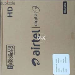 new hd Airtel degital setup box 0