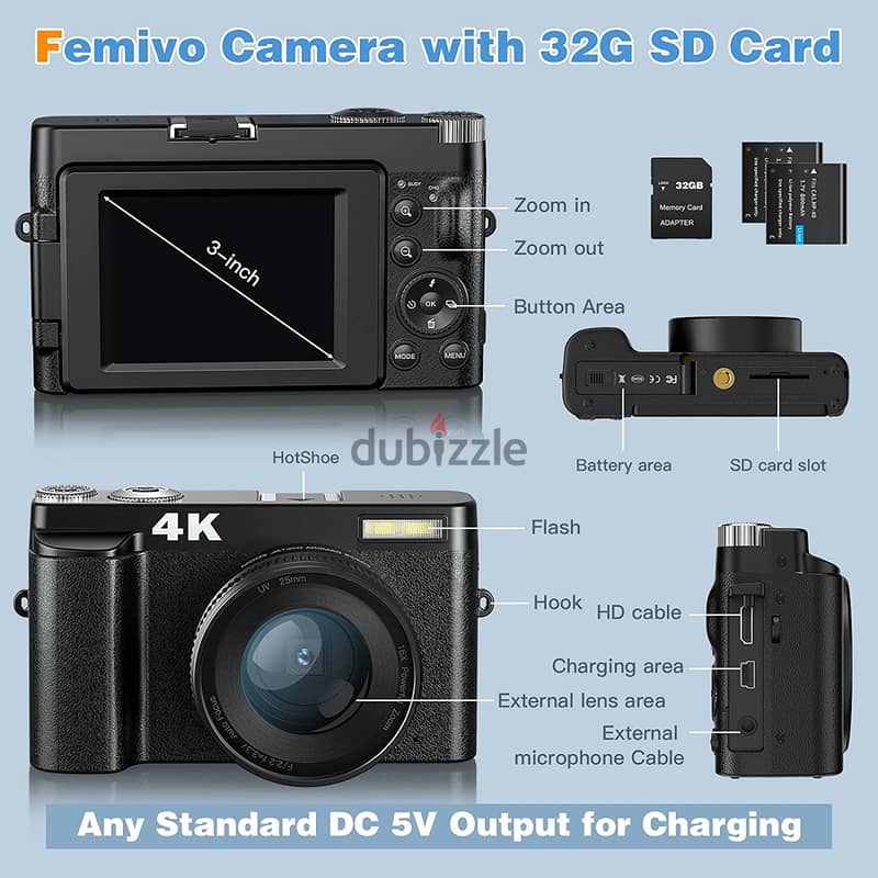 Digital Camera 4k DC101 (NewStock!) 1