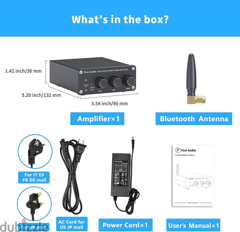Fosi Audio BT20A Amplifier (NewStock!) 2