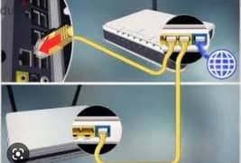 Internet Services for Home office Router fixing networking Cableing