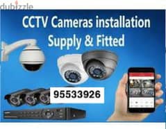 new CCTV cameras & intercom door lock fixing repiring & selling