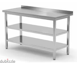 Customizing steel work table and sink