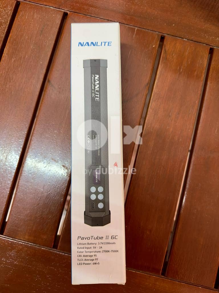 Nanlite PavoTube II 6C 10in 6w RGBWW LED Tube with Internal Battery 3
