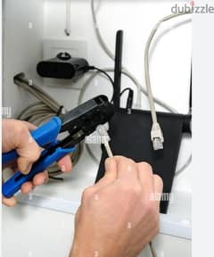 Home Internet service Router Fixing cable pulling Troubleshooting 0