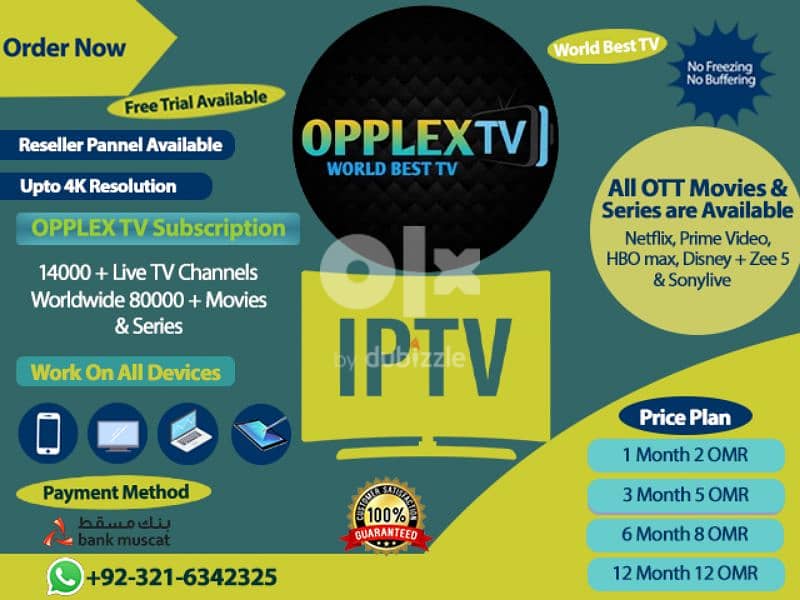 B1G IP-TV Work On All Devices 19600 Tv Channels 1