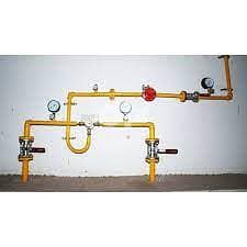 LPG Gas piping for Restaurants,coffeshops and villahs and gas detector