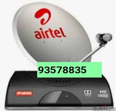 New Airtel Digital HD receiver With six months malayalam Tamil