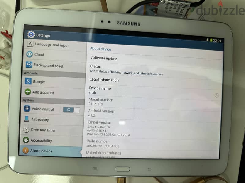 Excellent condition Samsung Galaxy Tab3 with Child Cover 1