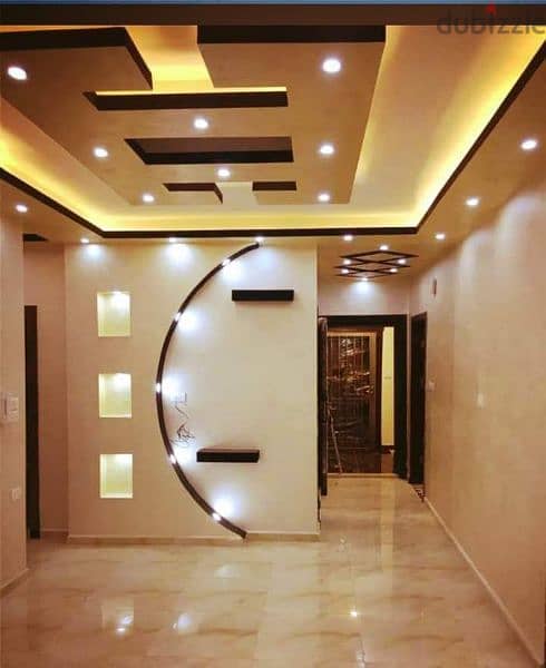 Interior designing Gypsum board 0