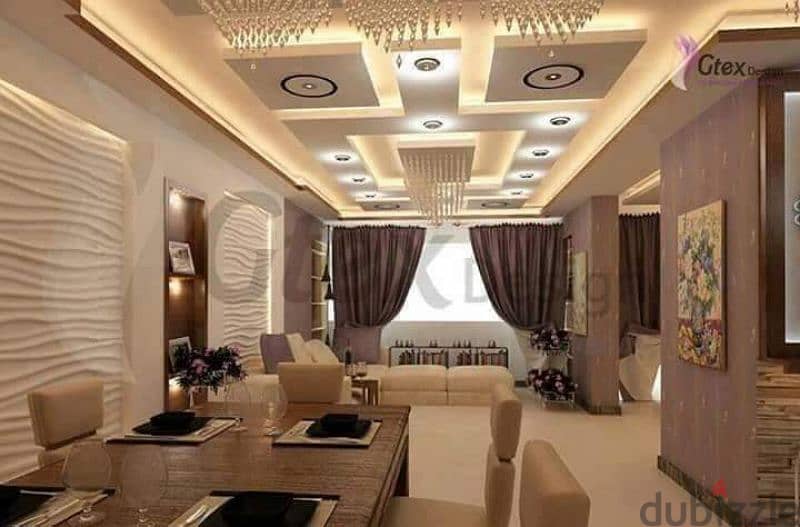 Interior designing Gypsum board 1