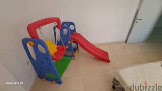 baby slide with swing 3 in 1